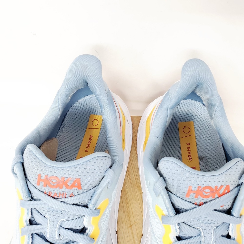 Hoka One One Arahi 6 Running Shoes Mens 11.5 D Blue Athletic Comfort Sneaker - Picture 5 of 16
